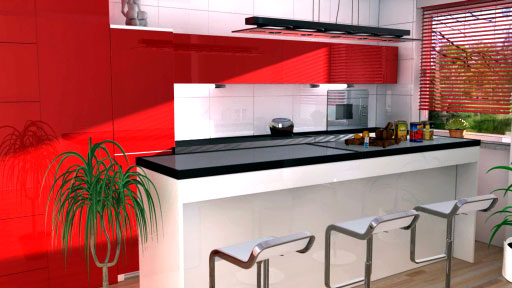 3D Modell Küche